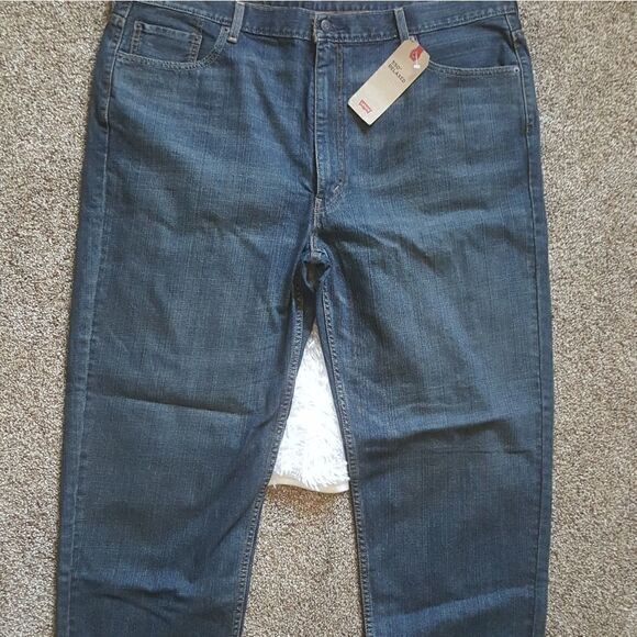 Levi's 550 Relaxed Tapered Leg Jeans Mens 46x30 - Picture 1 of 8